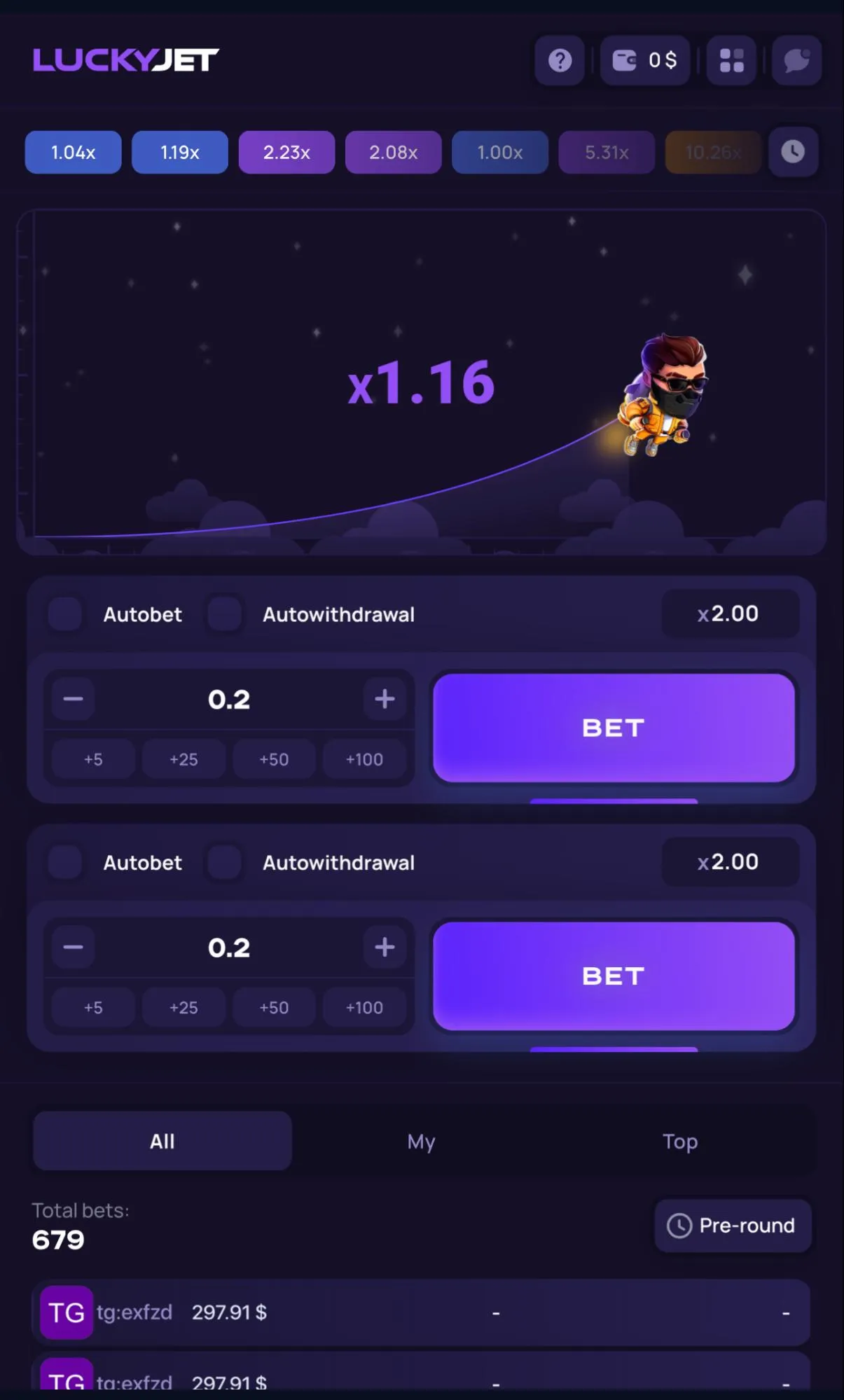 1win lucky jet mobile app